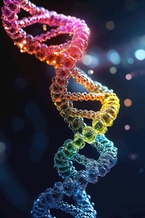 绚丽多彩的DNA双螺旋结构