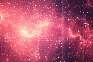 梦幻粉色星空宇宙背景图