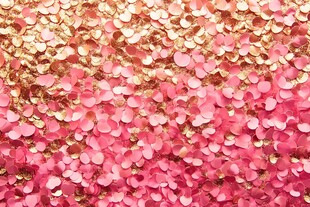 粉色金色亮片梦幻背景