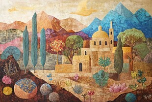 梦幻沙漠中的异域风情建筑