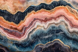 多彩玛瑙纹理图案