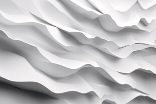 白色立体波浪纹理背景图