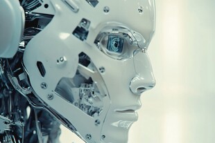 机器人头部特写