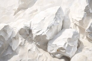 白色褶皱纸张纹理特写