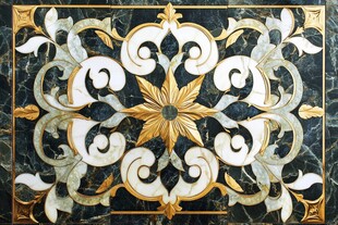 精美大理石拼花装饰图案