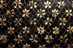 黑金几何花纹奢华背景图