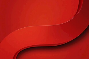 红色曲线动感背景图