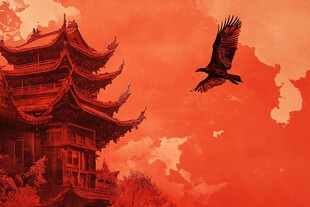 红韵古楼飞鸟中式意境