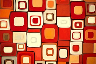 多彩方形几何图案背景