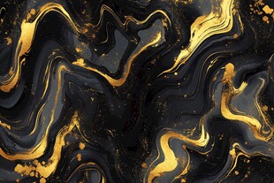 黑金大理石纹理抽象背景