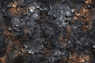 生锈剥落的金属表面纹理