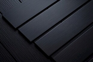 黑色木板纹理特写