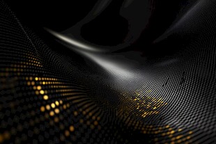 黑色炫光科技感粒子背景