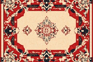 中式传统花纹地毯图案设计