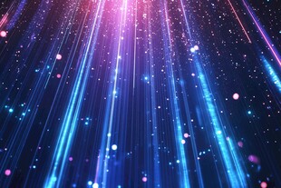 梦幻炫彩光线宇宙背景图