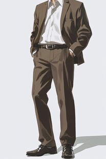 男士商务正装形象展示