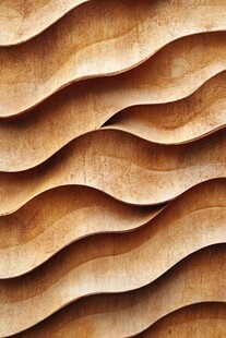 波浪纹理墙面装饰图案