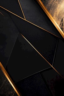 黑金几何抽象背景图