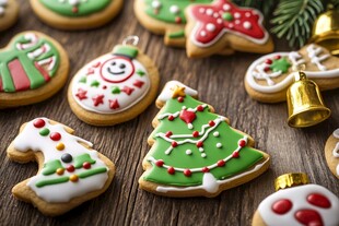 圣诞装饰饼干 节日氛围浓