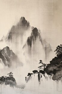 水墨山水意境图