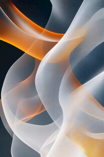 流动炫彩线条抽象艺术图