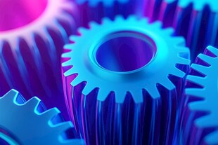 炫彩齿轮 机械运转之美