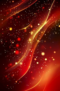 红色炫光动感梦幻背景图