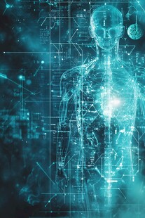 科技感人体数字可视化图像