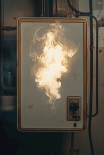 箱内火焰燃烧场景