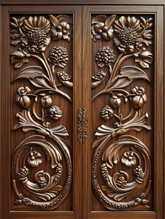 雕花木门 尽显古典工艺之美