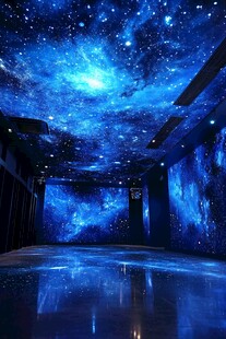 梦幻星空室内场景空间