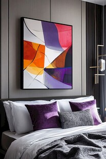 卧室现代抽象艺术挂画
