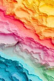 绚丽多彩的流体纹理图案