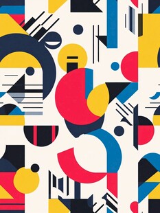 抽象几何多彩图案背景