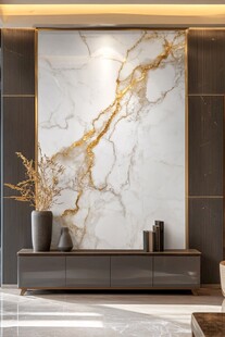 奢华大理石背景墙家居装饰