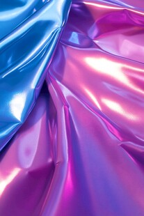 炫彩反光布料纹理特写