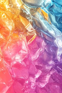 梦幻多彩碎冰纹理背景图