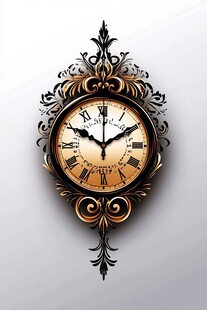 复古华丽挂钟 尽显优雅格调