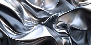 银色金属质感褶皱背景