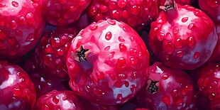 晶莹红果 饱满多汁的诱人石榴