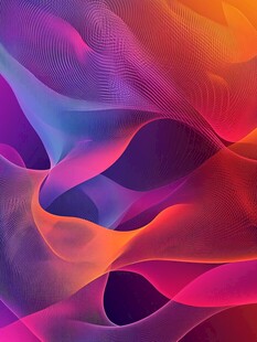 绚丽动感流体渐变背景图