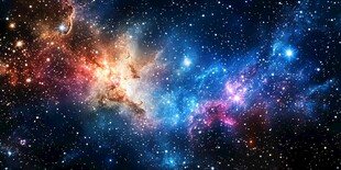 梦幻绚丽的璀璨宇宙景观