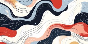 抽象波浪图案背景纹理