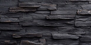 深色石墙纹理