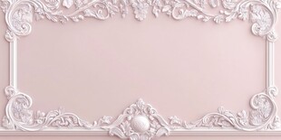 欧式雕花粉色背景框架