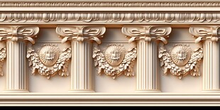 欧式古典雕花装饰细节