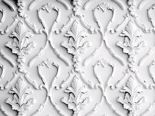 欧式浮雕花纹墙面装饰