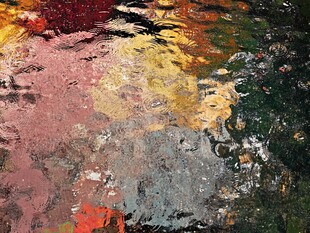 抽象多彩艺术颜料纹理