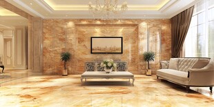 豪华大理石客厅室内美景