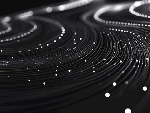 黑白动感线条粒子背景图
